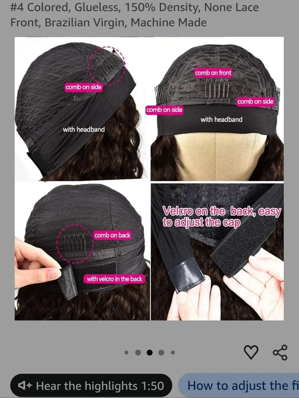 Chocolate Brown Headband Wig By Youngirl